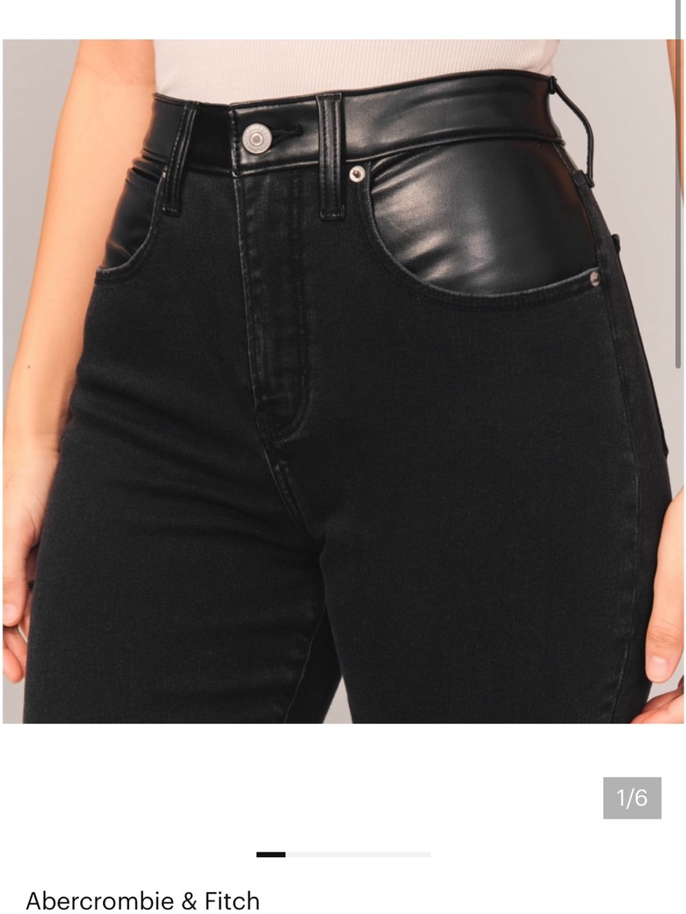 Abercrombie & Fitch High-Rise Super Skinny Ankle Jeans